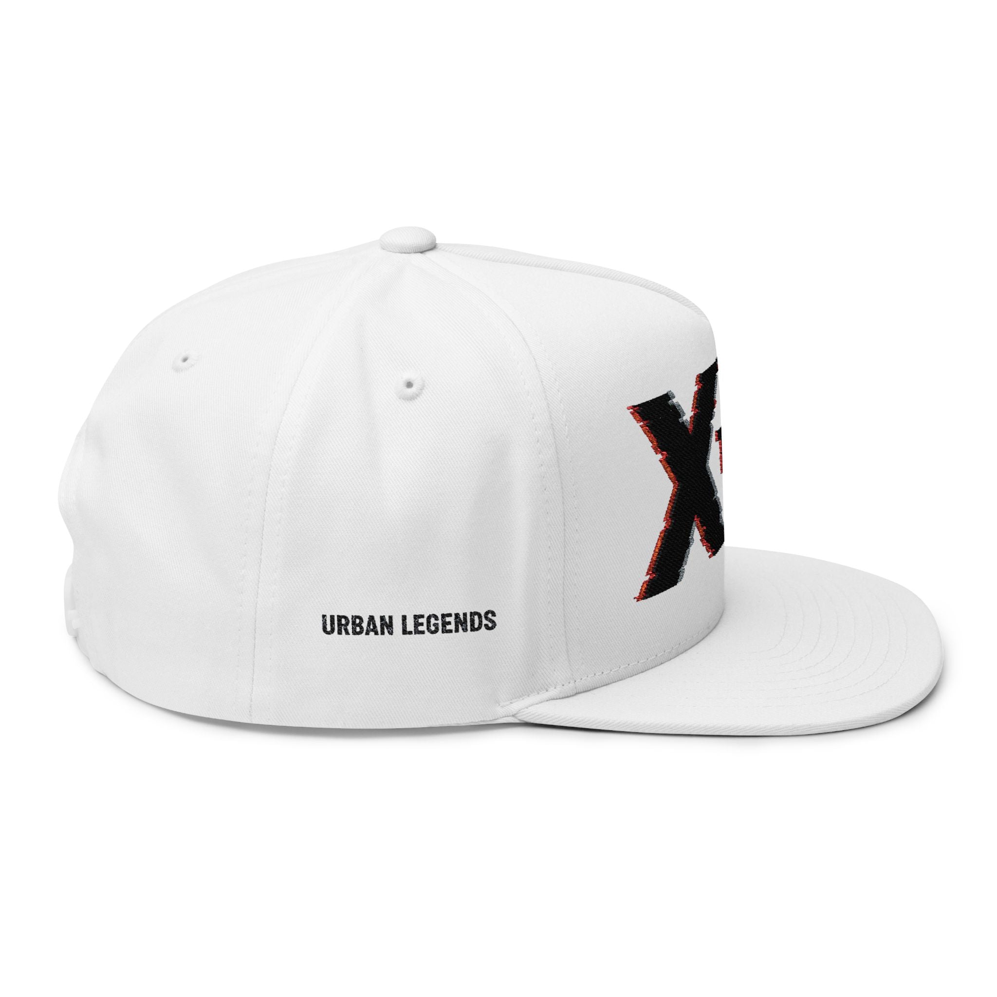 Xtrium Embroidered Flat Bill Cap – Bold Logo Snapback Hat