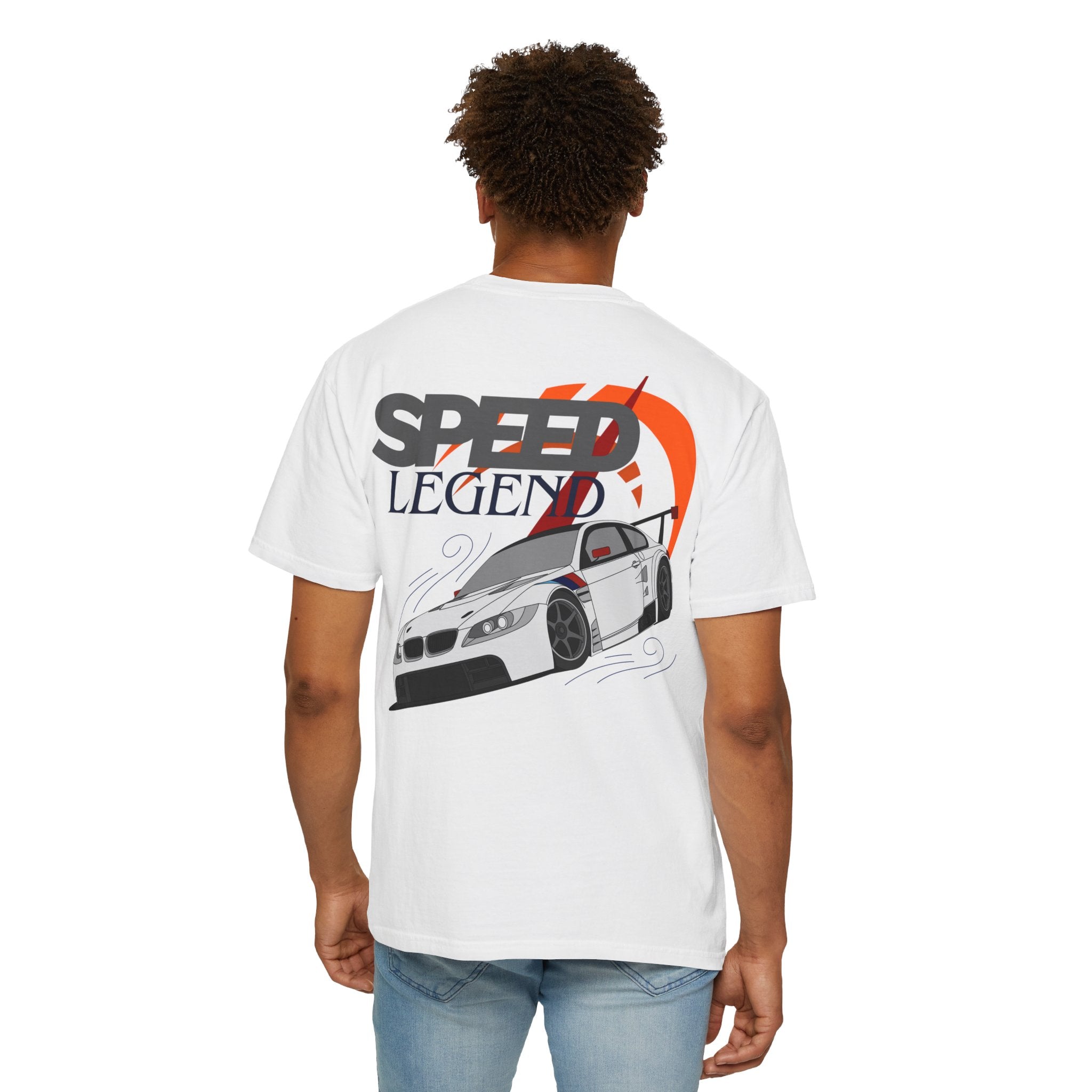Speed Legend T-Shirt — Race Car Graphic Tee ("SPEED LEGEND")