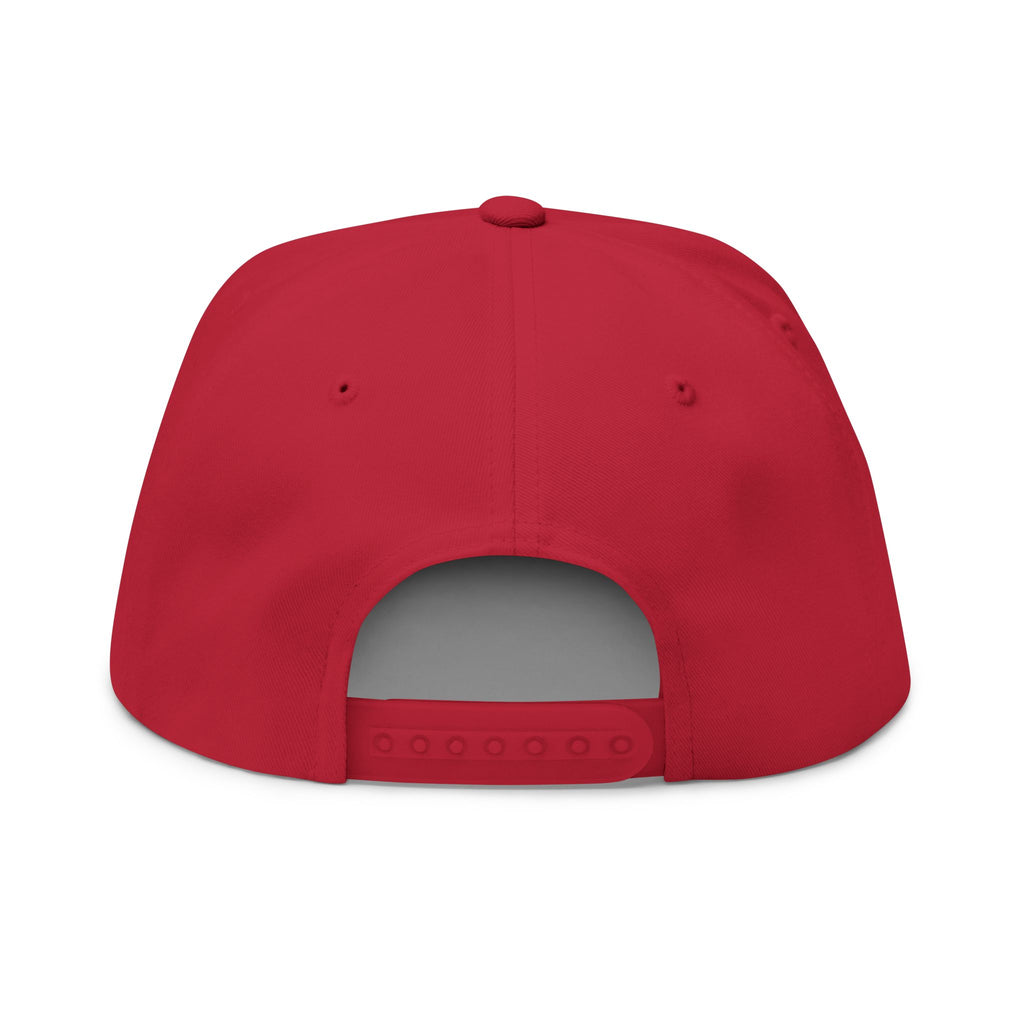 Xtrium Embroidered Flat Bill Cap – Bold Logo Snapback Hat