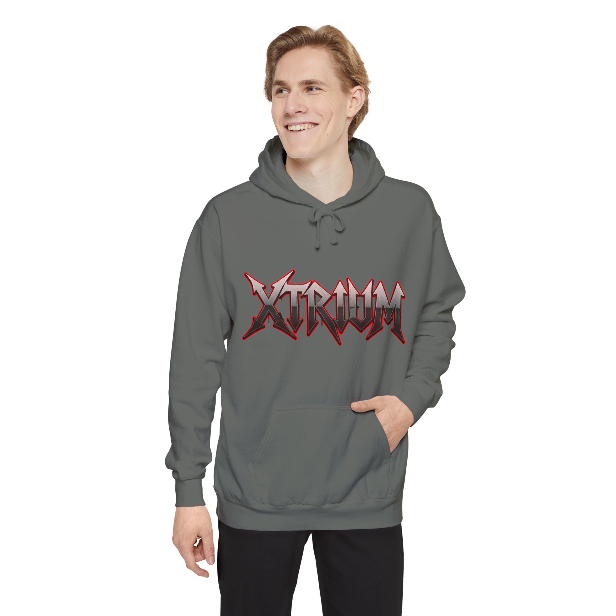 Xtrium Logo Hoodie — Heavy Metal Graphic Pullover