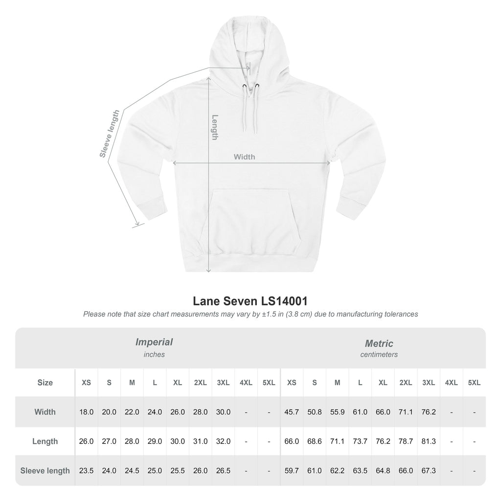 Samurai Graphic Hoodie — XTRIUM Red Moon Fleece Pullover