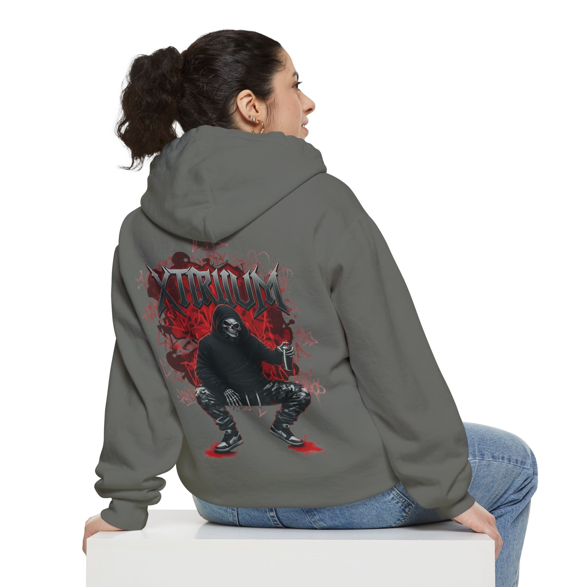 Xtrium Logo Hoodie — Heavy Metal Graphic Pullover