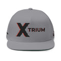 Xtrium Embroidered Flat Bill Cap – Bold Logo Snapback Hat
