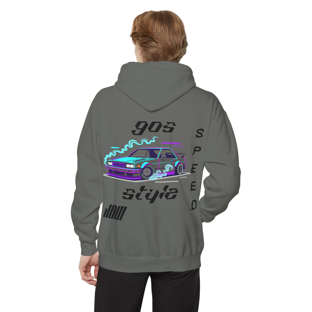 Speed Style Hoodie — 90s Drift Car Graphic Streetwear