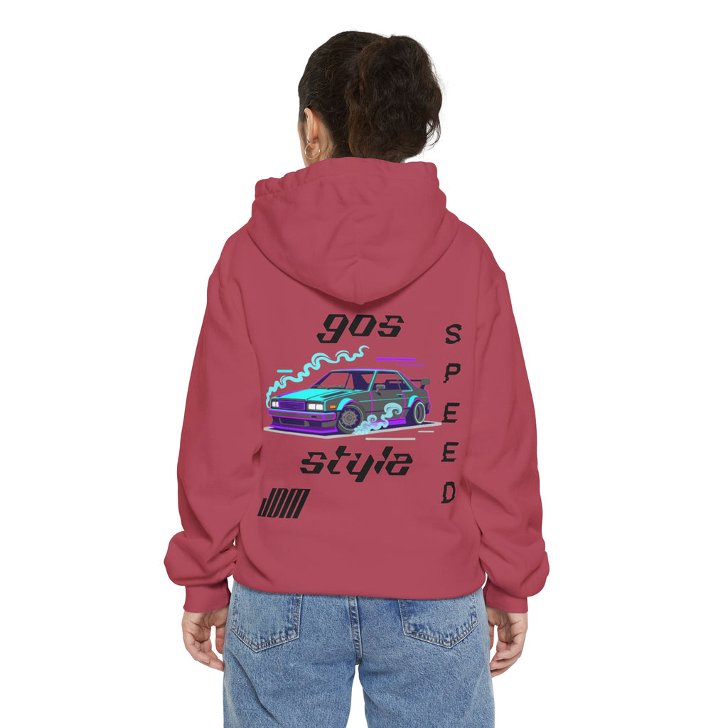 Speed Style Hoodie — 90s Drift Car Graphic Streetwear