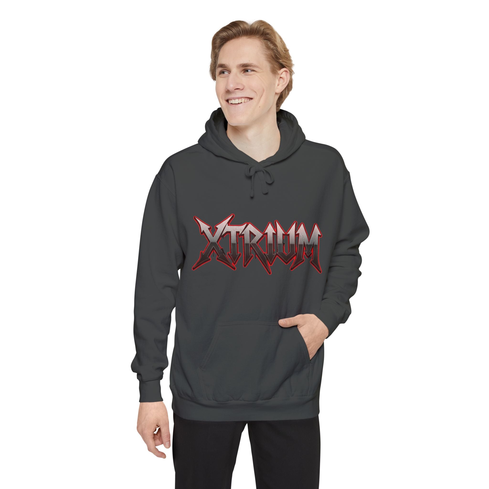 Xtrium Logo Hoodie — Heavy Metal Graphic Pullover